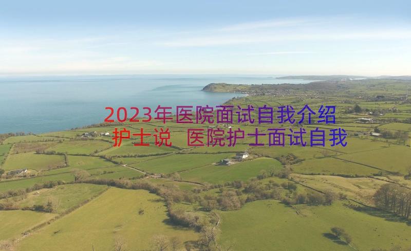 2023年医院面试自我介绍护士说 医院护士面试自我介绍(优秀11篇)