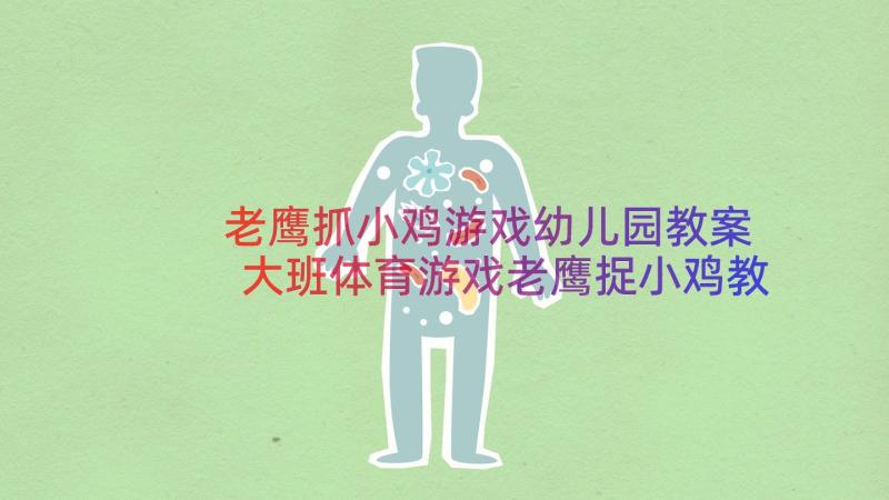 老鹰抓小鸡游戏幼儿园教案 大班体育游戏老鹰捉小鸡教案(模板8篇)