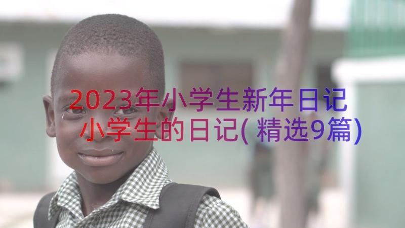 2023年小学生新年日记 小学生的日记(精选9篇)