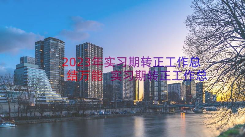 2023年实习期转正工作总结万能 实习期转正工作总结(优秀10篇)