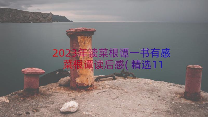 2023年读菜根谭一书有感 菜根谭读后感(精选11篇)