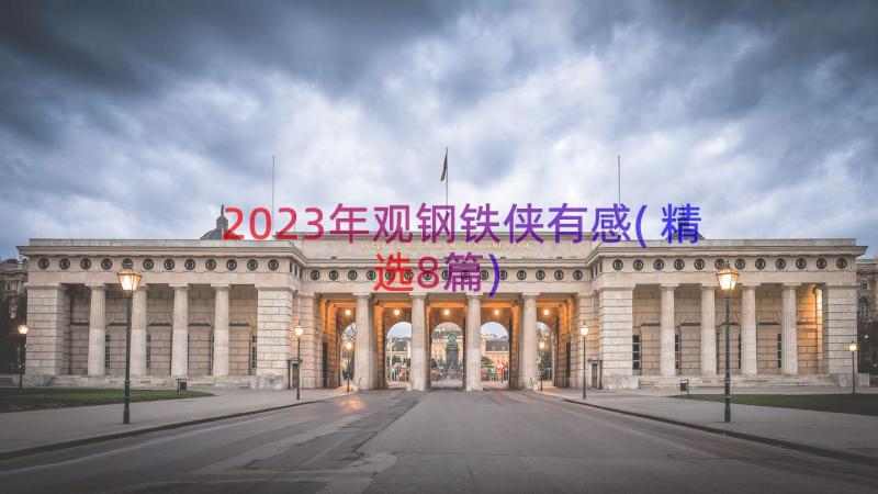 2023年观钢铁侠有感(精选8篇)