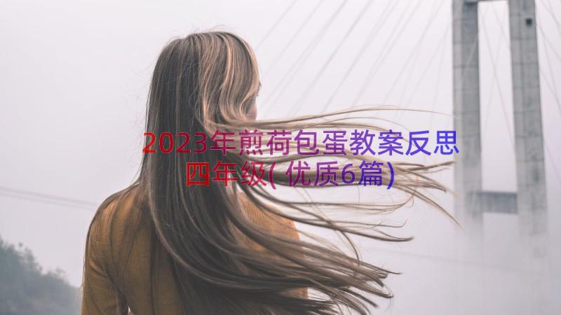 2023年煎荷包蛋教案反思四年级(优质6篇)