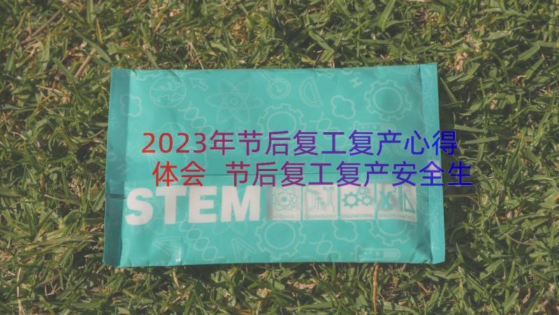 2023年节后复工复产心得体会 节后复工复产安全生产培训总结(实用5篇)