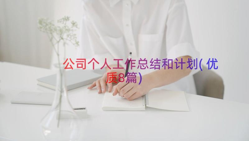 公司个人工作总结和计划(优质8篇)