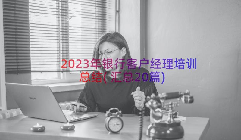 2023年银行客户经理培训总结(汇总20篇)