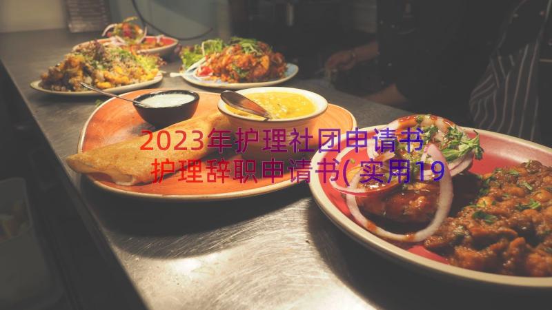 2023年护理社团申请书 护理辞职申请书(实用19篇)