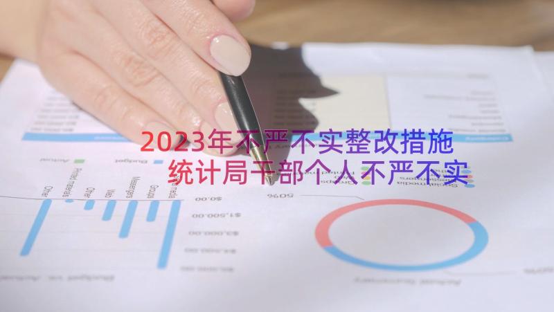 2023年不严不实整改措施 统计局干部个人不严不实问题清单自查报告(精选13篇)