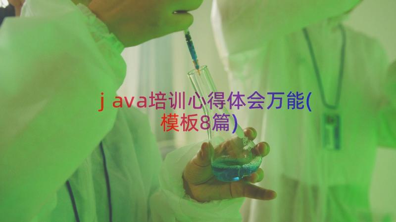 java培训心得体会万能(模板8篇)