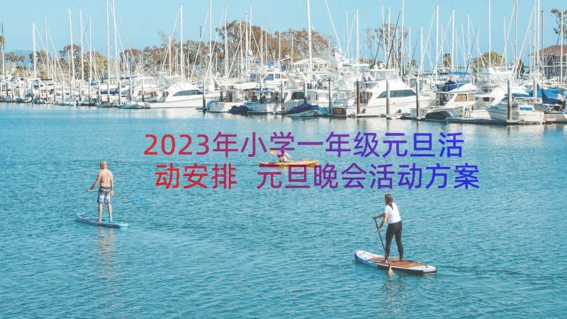 2023年小学一年级元旦活动安排 元旦晚会活动方案一年级(汇总9篇)