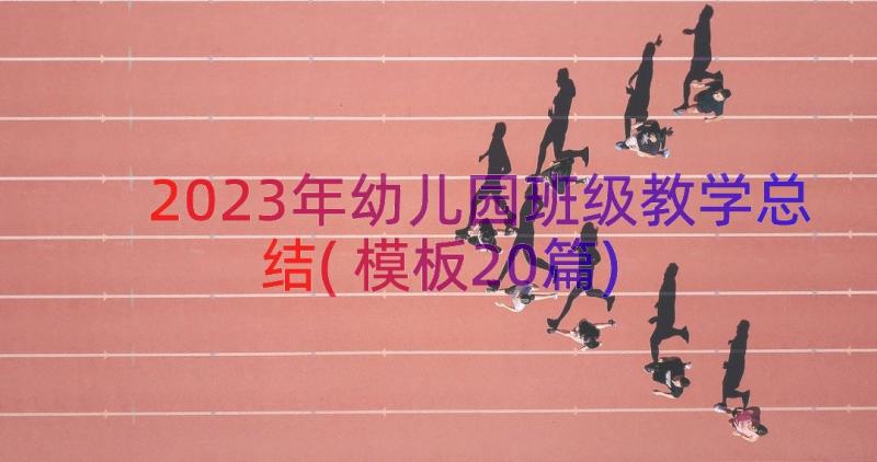 2023年幼儿园班级教学总结(模板20篇)