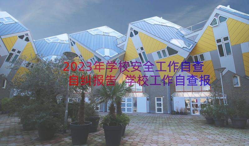 2023年学校安全工作自查自纠报告 学校工作自查报告(精选11篇)