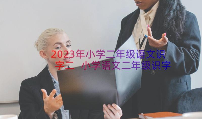 2023年小学二年级语文识字二 小学语文二年级识字教学设计(大全8篇)