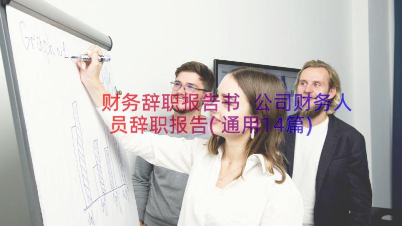 财务辞职报告书 公司财务人员辞职报告(通用14篇)