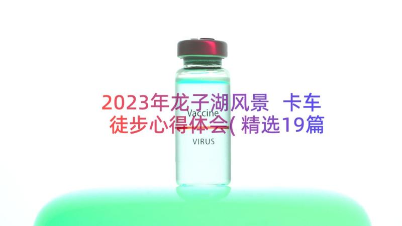 2023年龙子湖风景 卡车徒步心得体会(精选19篇)