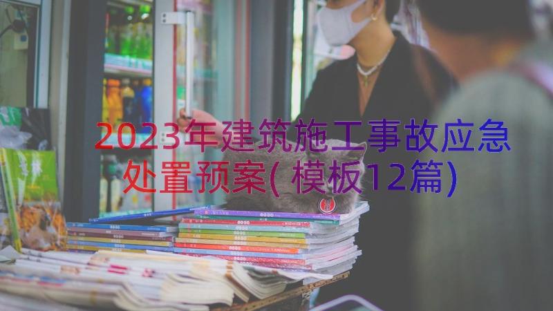 2023年建筑施工事故应急处置预案(模板12篇)