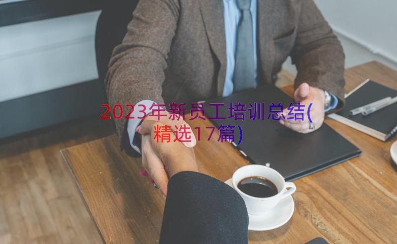 2023年新员工培训总结(精选17篇)