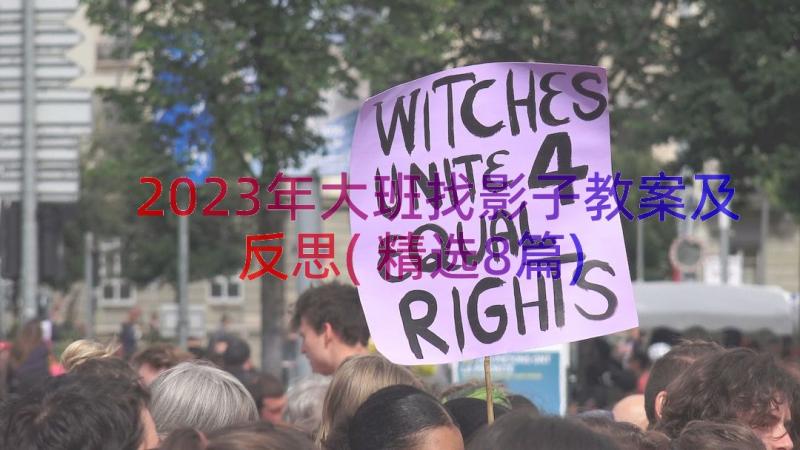 2023年大班找影子教案及反思(精选8篇)