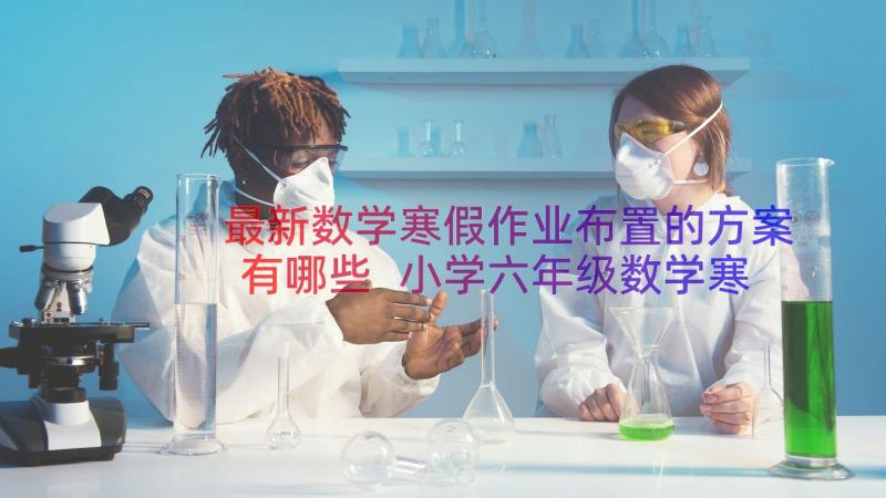 最新数学寒假作业布置的方案有哪些 小学六年级数学寒假作业布置方案(精选8篇)