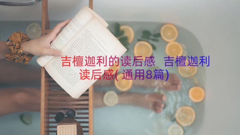 吉檀迦利的读后感 吉檀迦利读后感(通用8篇)