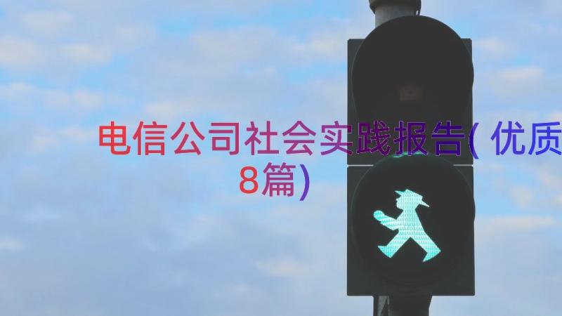 电信公司社会实践报告(优质8篇)