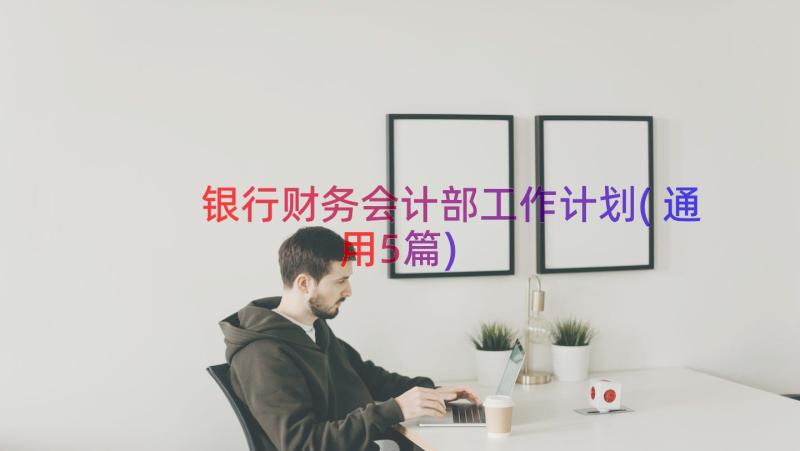 银行财务会计部工作计划(通用5篇)