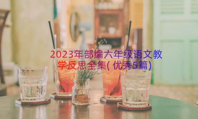 2023年部编六年级语文教学反思全集(优秀5篇)