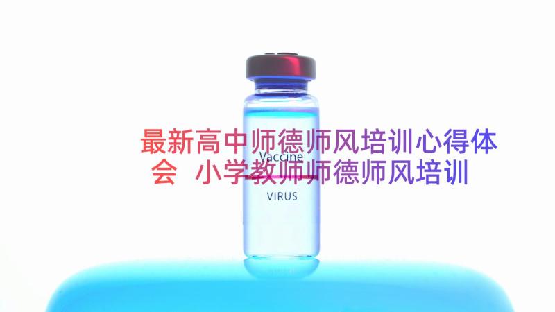 最新高中师德师风培训心得体会 小学教师师德师风培训的个人总结(大全8篇)