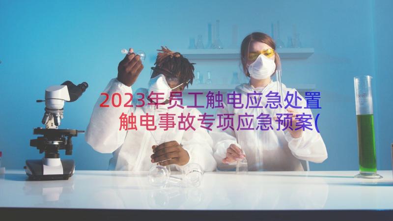 2023年员工触电应急处置 触电事故专项应急预案(精选16篇)