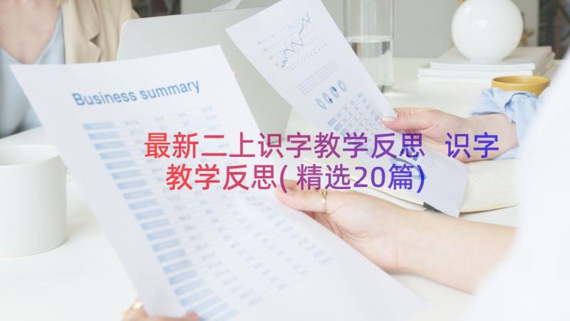 最新二上识字教学反思 识字教学反思(精选20篇)