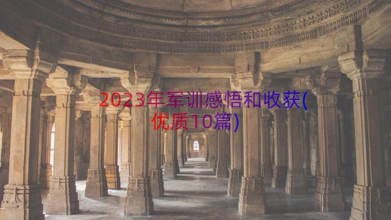 2023年军训感悟和收获(优质10篇)