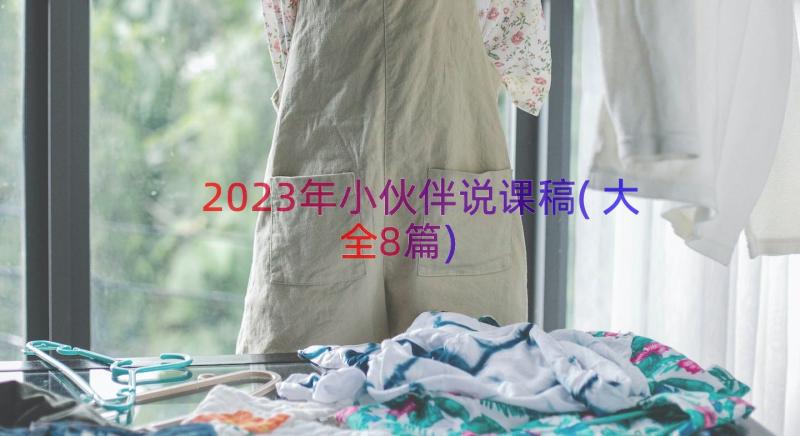 2023年小伙伴说课稿(大全8篇)