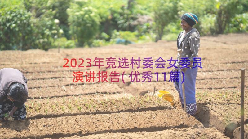 2023年竞选村委会女委员演讲报告(优秀11篇)