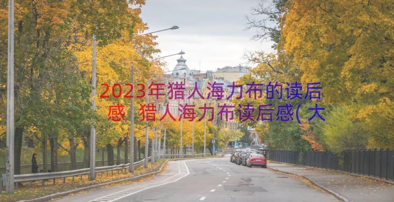 2023年猎人海力布的读后感 猎人海力布读后感(大全16篇)