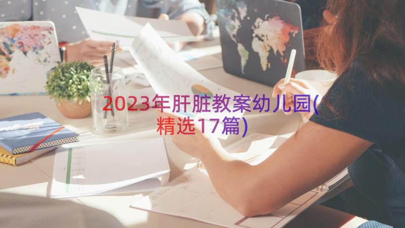 2023年肝脏教案幼儿园(精选17篇)