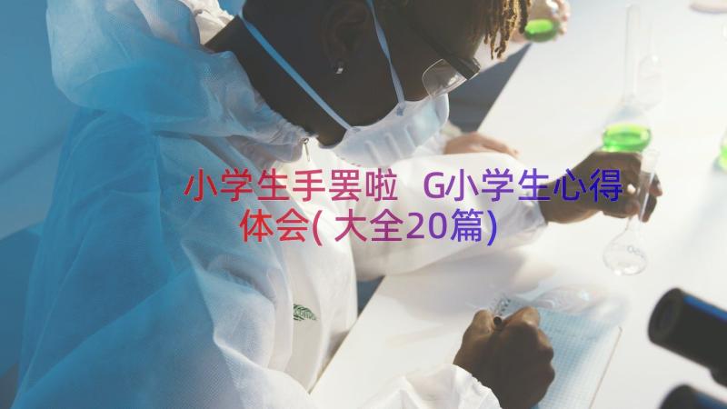 小学生手罢啦 G小学生心得体会(大全20篇)