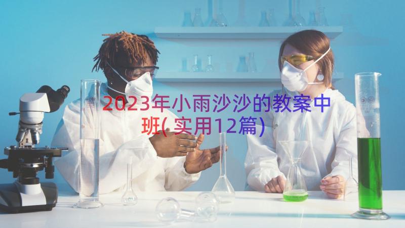 2023年小雨沙沙的教案中班(实用12篇)