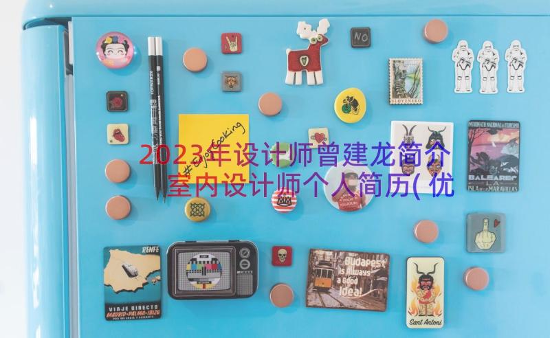 2023年设计师曾建龙简介 室内设计师个人简历(优质8篇)