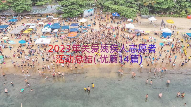 2023年关爱残疾人志愿者活动总结(优质14篇)