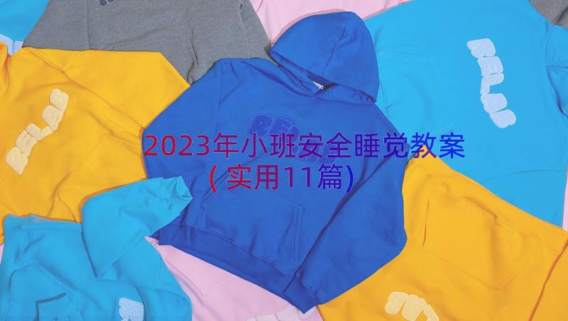 2023年小班安全睡觉教案(实用11篇)