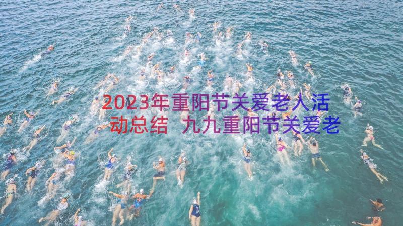 2023年重阳节关爱老人活动总结 九九重阳节关爱老人活动方案(优秀8篇)