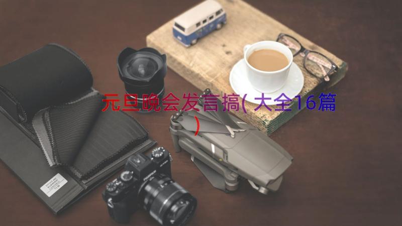 元旦晩会发言搞(大全16篇)