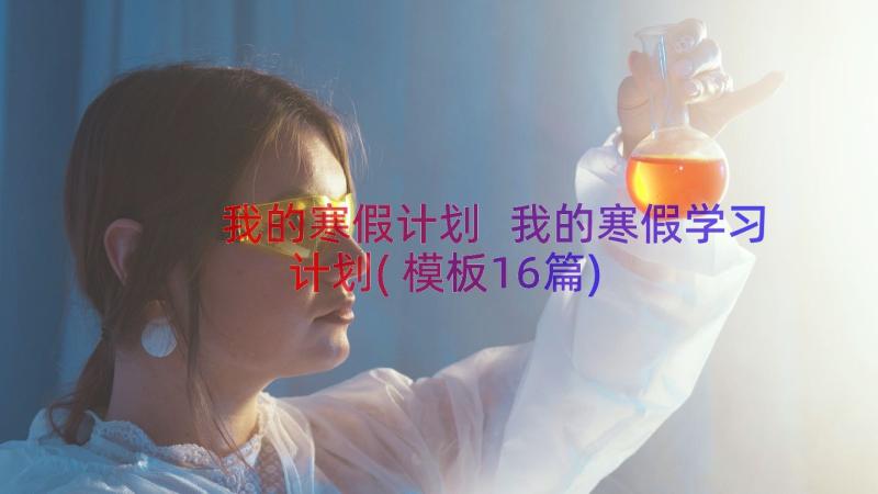 我的寒假计划 我的寒假学习计划(模板16篇)