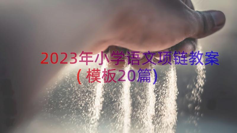 2023年小学语文项链教案(模板20篇)