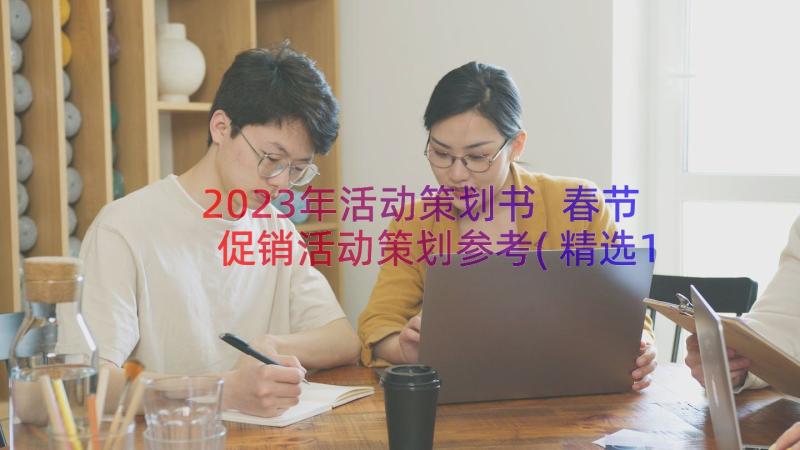 2023年活动策划书 春节促销活动策划参考(精选18篇)