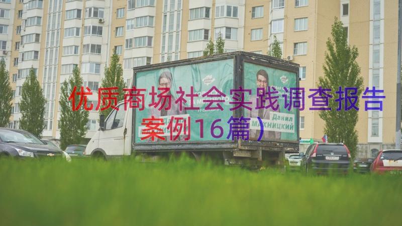 优质商场社会实践调查报告（案例16篇）