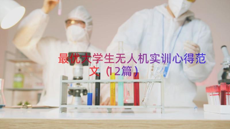 最优大学生无人机实训心得范文（12篇）