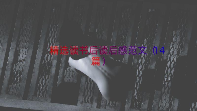 精选读书后读后感范文（14篇）