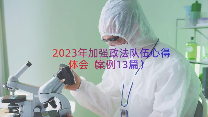 2023年加强政法队伍心得体会（案例13篇）