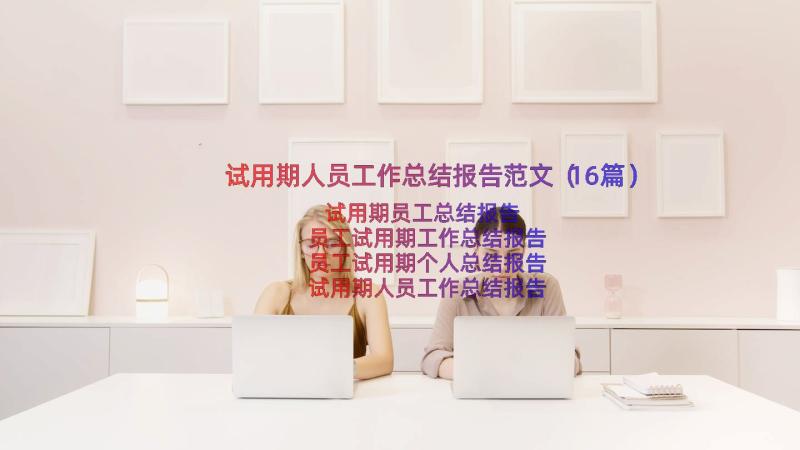 试用期人员工作总结报告范文（16篇）